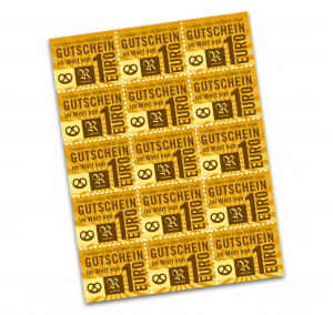 Gutschein Bogen
